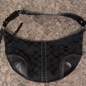 Coach Black Leather Strap